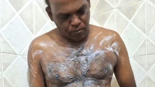 Sensational Indian Wife Hot Bath with Lover