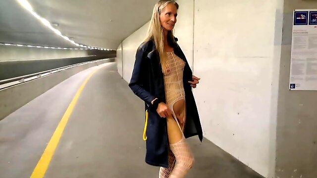 Shemale Lingerie Sex, Sissy Femboy, Crossdresser, Public