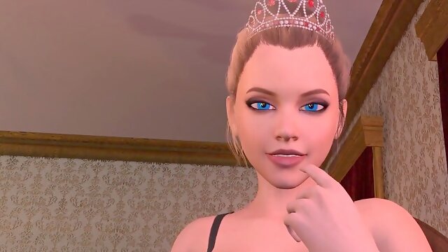 POV giantess dominatrix gives the ultimate ball milking session with a soul-sucking blowjob