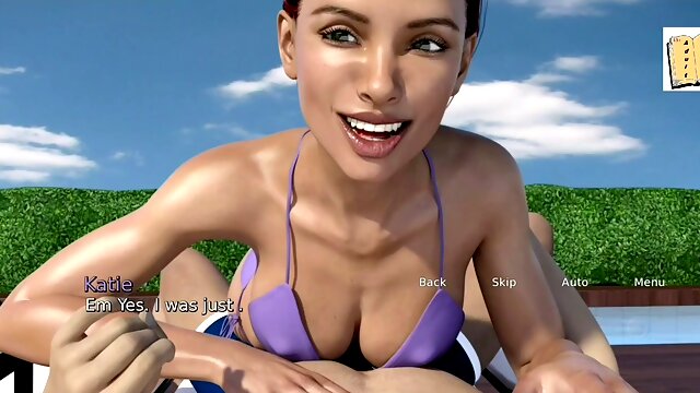 Where the Heart Is - 3D visual novel featuring a nubile mummy in a bathing suit