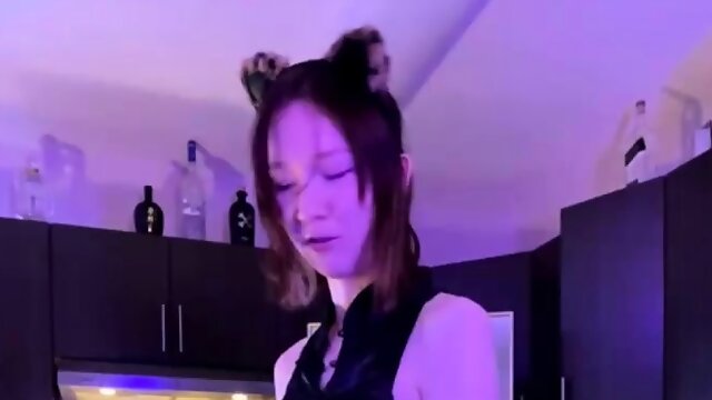 Brunette and her toys have close up masturbation sex