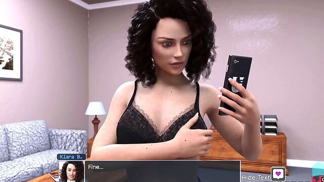 POV big boob fantasy in a 3D porn game