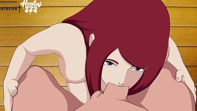 Kushina gets an uncensored internal cumshot in this anime hentai