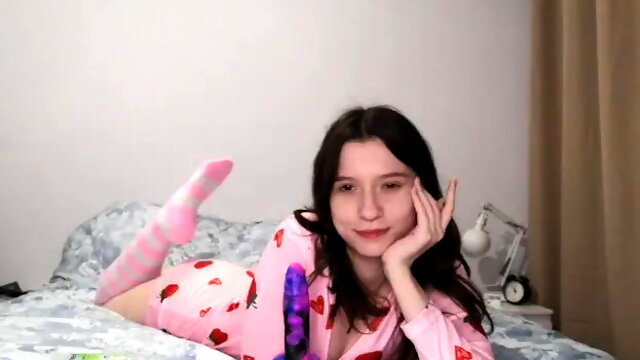  Try not to Cum - Polish Foot Joi. having Fun with Horny Teenage Girl in Her...