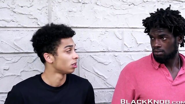 Gay Teen 18+ Rides Black Schlong