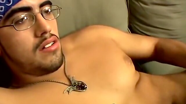 Straight Buff Thug Strokes His Cock And Cums From It As Well