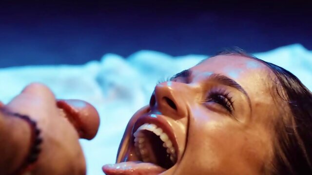 Hot interracial group sex scene with pigtailed bimbo Ryan Reid