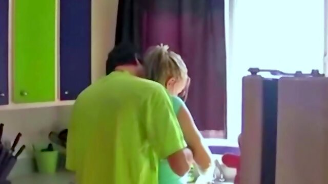 Alluring blondie teen heart-stopping adult scene