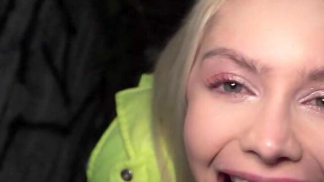 Blonde Brazilian bitch Vivian Lola gets fucked through the hole in her pants