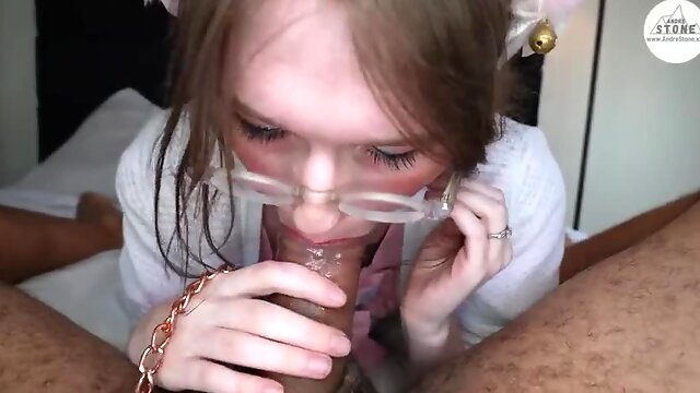 Small Cock, Blowjob, Shemale, Anal, POV