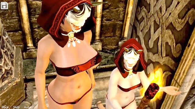 3D porn game featuring a big ass and a sexy mom with big tits