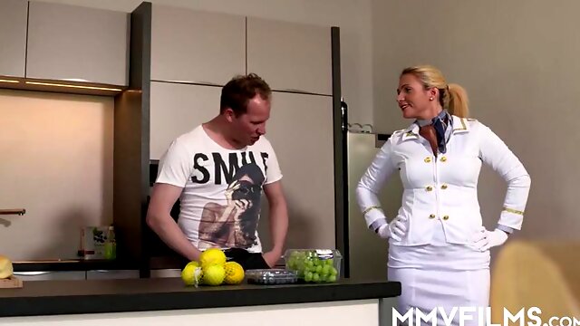 Stewardess comes home to fuck by Magma Film: Big Ass, Blowjob  Milf Porn