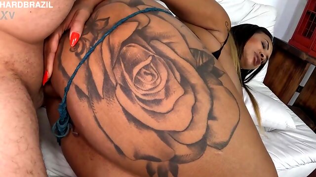 Inked BBW Curvy Brazilian Luana Lima Sex