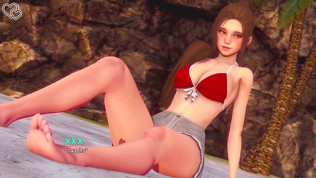 Steamy adult visual novel featuring naughty arse in a POV scenario