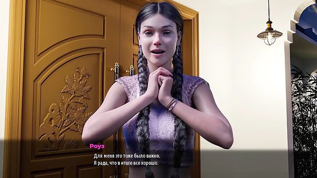 Nympho gives a wild blowjob with her big natural tits