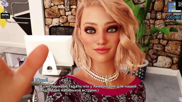 Hot black teen with big natural tits gets steamy