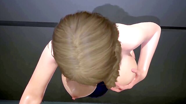 Hot old and young lesbian action with some pussy eating in this hentai fantasy