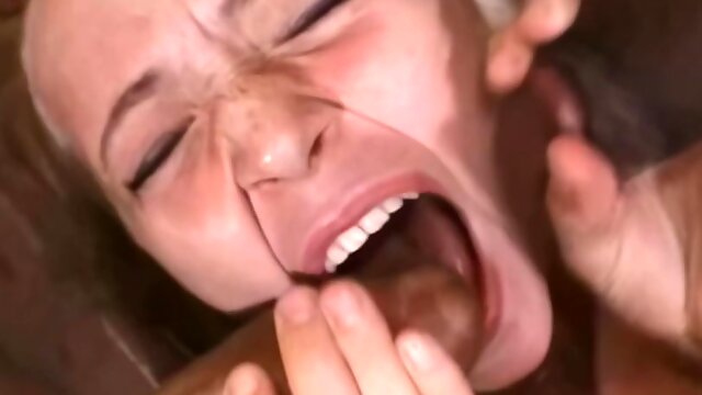 Anastasia Blue vintage interracial gangbang