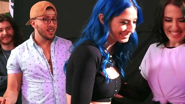 Aubree Valentines Sizzling Game in a Bar Scene