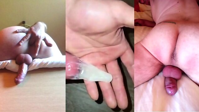 Cumming Inside Condom filling Up immense Cum inside Condom