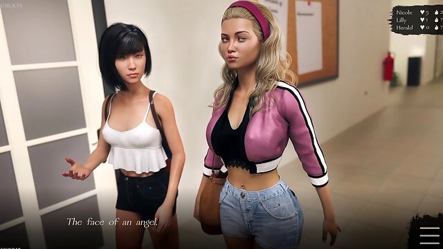 Interactive animation POV visual novel for adults with some playful teenage fun