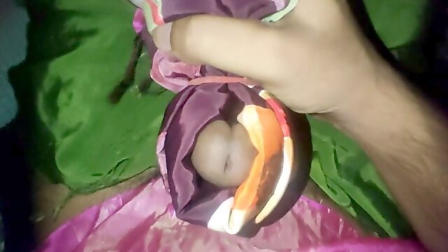 Satin silk handjob with a cumshot on the silky skin of a mans cock