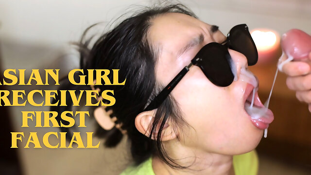 Real Amateur Asian POV Blowjob with Facial Cumshot in Mouth - Meimeixxx - 4K Asmr Headphones - Wmaf