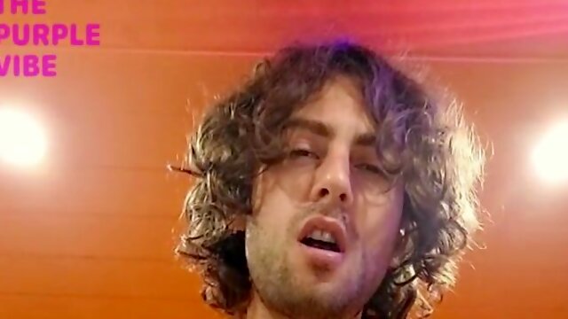 Inked Hippie Man has Strenuous Noisy Ejaculation and Adorns his Mitt with Warm Jizm