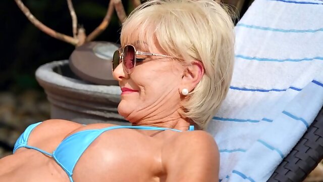 GILF Crashes Pool Party