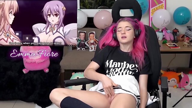 18+ Reacts To Anime Porn With Emma Fiore