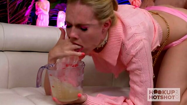 Green Eyes Facial, Cum In Mouth