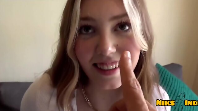 Takes Desi Dick Like A Pro - Blonde Bombshell