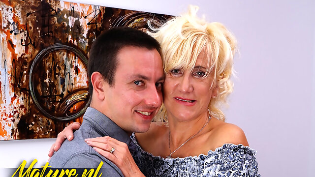 60 Year Old Granny Petunia to Get Fucked by a Younger Guy