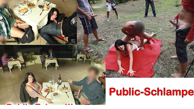 Public Slut Fucks All the Cocks in Every Place