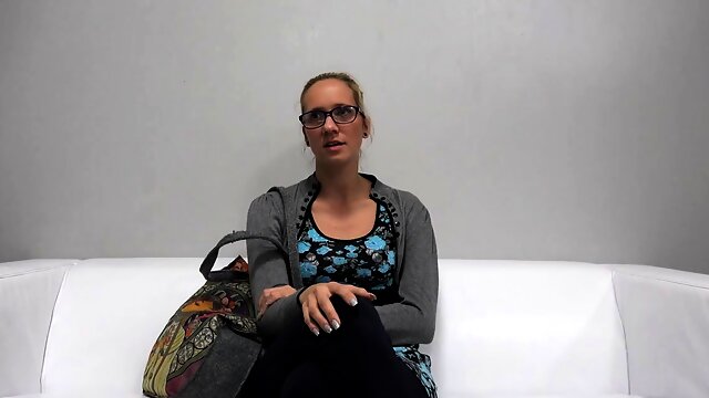 Blonde cumshot amateur MILF POV jerking in the kitchen
