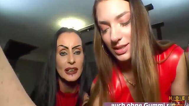 German Fem Domina And Milf Make Submissive User Anal Fisting