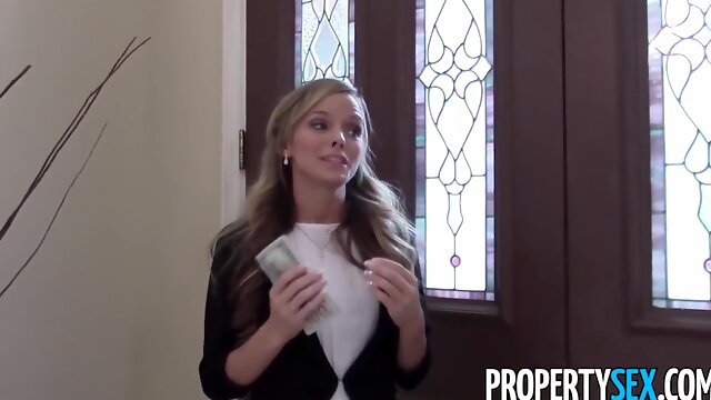 Sexy Very Cute Petite Real Estate Sex Bang Potential Homebuyer (full Video) With Real Estate Agent And Pristine Edge