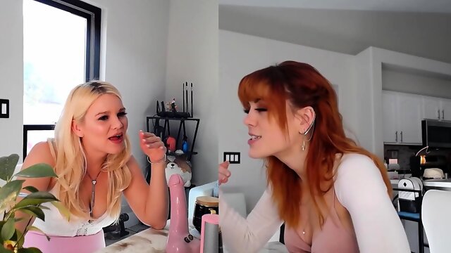 Blonde real lesbian euro amateur fucked by male