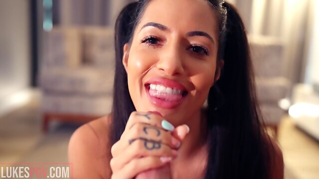 Tatted Stunner Gets A Slit Internal cumshot - Coco Bae