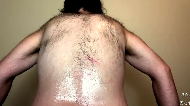 Eat & Idolize my Sweat-Soaked Unshaved back Jerk Off Instructions