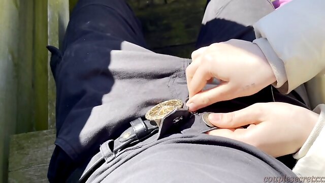 Condom Handjob, Deutsch, Fotoshoot, Natürliche