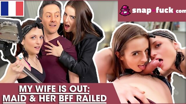 Snap-Fuck featuring Rachel Adjanis ffm in threesome dirt