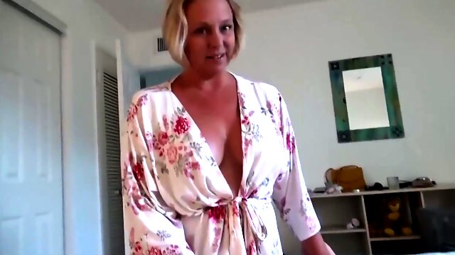 Stepmother Massages Stepson