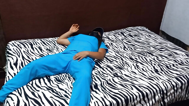 Nurses Are the Most Whore! Nurse Stepmom Makes Homemade Porn After Work