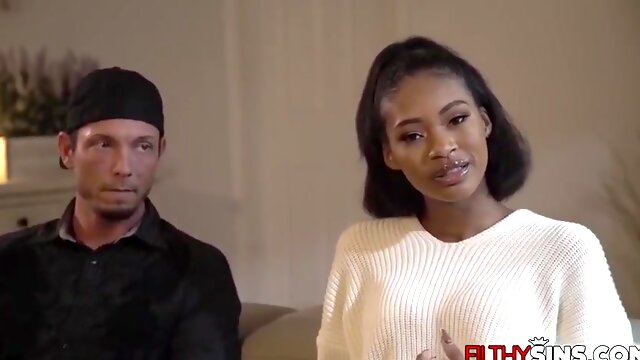 Ebony Babe Pulls Out My Cock With Isla Ibiza