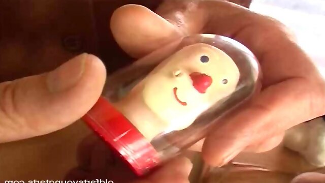 Man lets himself extract sperm: Blowjob, Cumshot  Handjob Porn