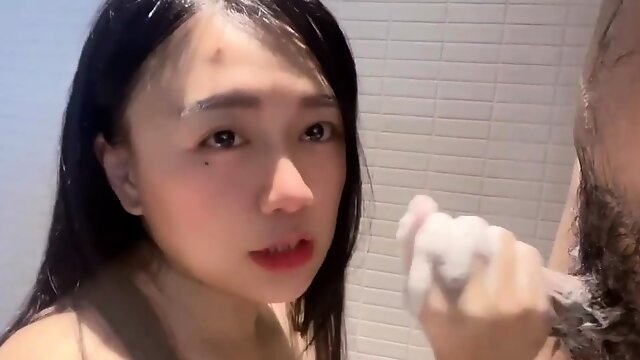 Japanese Mature Couples Bathroom Sex Tape