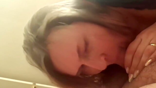 Chubby Blonde Sucks Boyfriends Dick