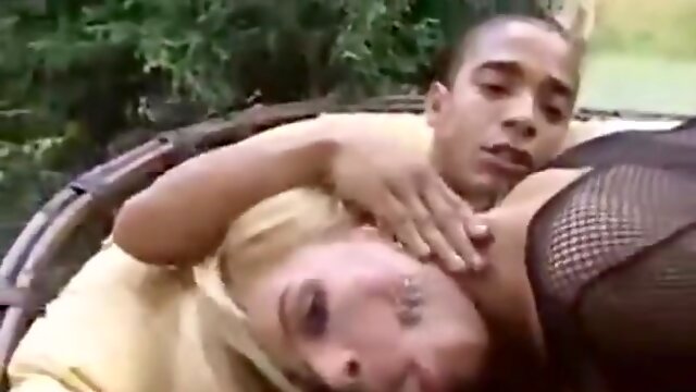 Big Cock, Interracial, Threesome, Outdoor, Shemale