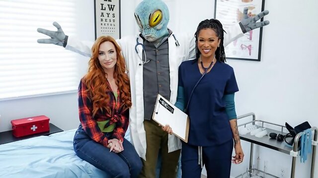 Aristocratic Sophia Locke and Cali Sweetss doctor scene